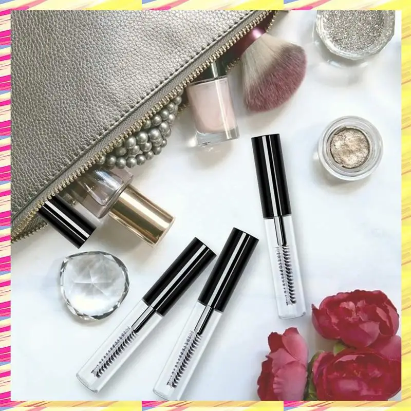 

ABJJ 10 шт. 10 мл пустой тюбик для туши, пробная бутылка для дозирования глазури для губ, пластиковая пустая бутылка для жидкости для роста