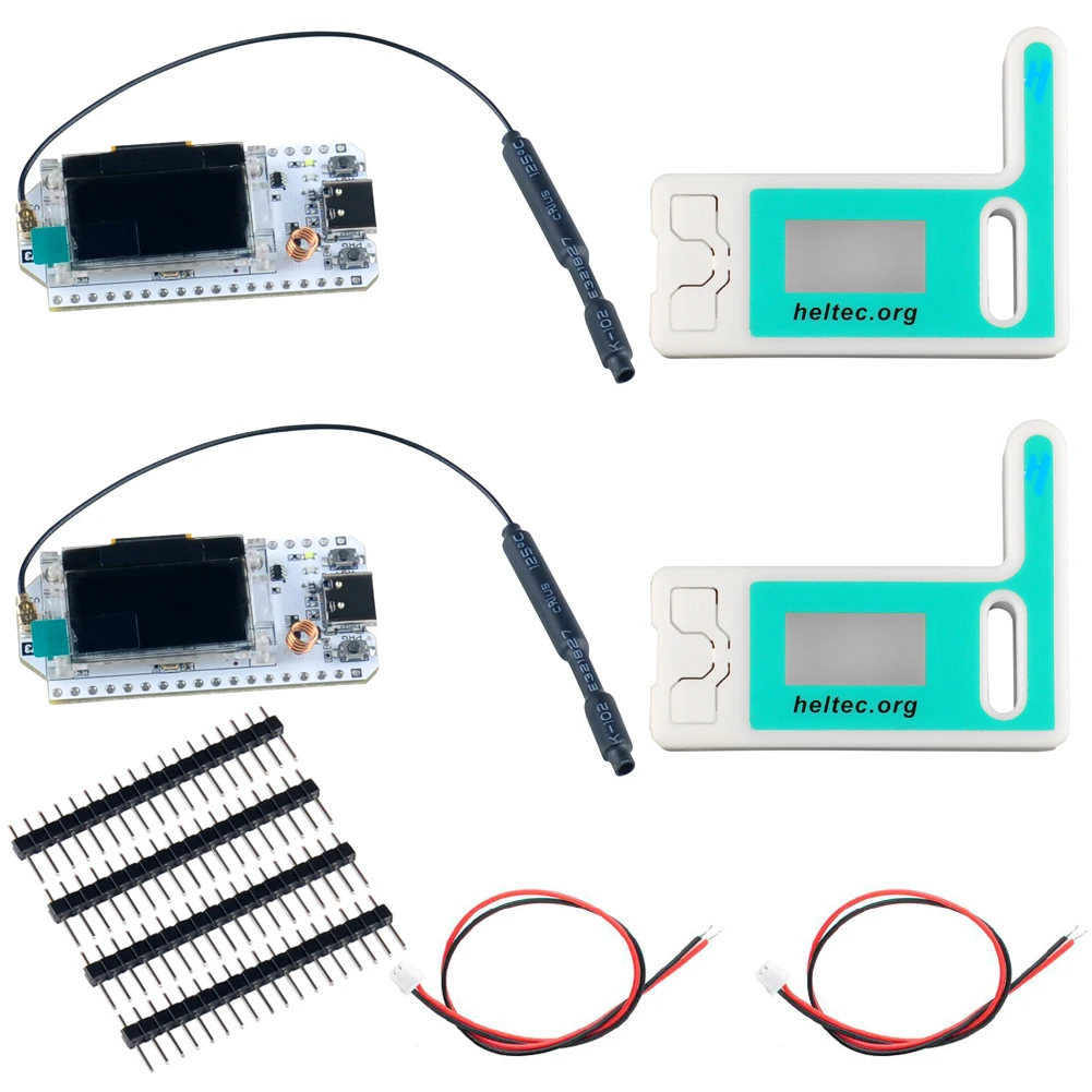 2Sets ESP32 LoRa V3 Development Board  868MHz-915MHz SX1262 0.96 Inch OLED Display BT+WIFI Lora Kit for Arduino IOT Smart Home