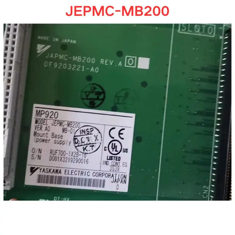 Used OEM disassembled parts JEPMC-MB200 controller Functional test OK