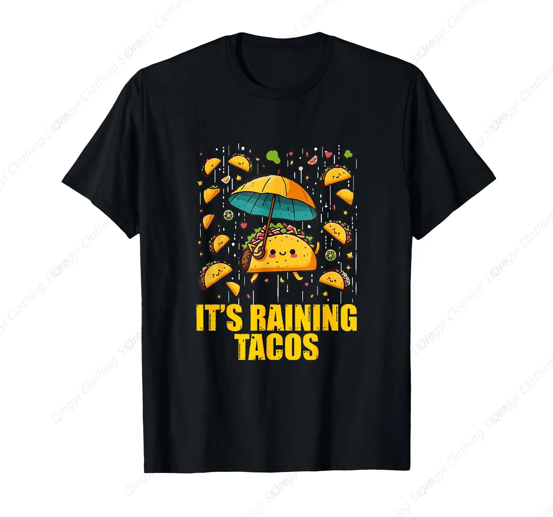 تي شيرت It's Raining Tacos المضحك لعشاق التاكو