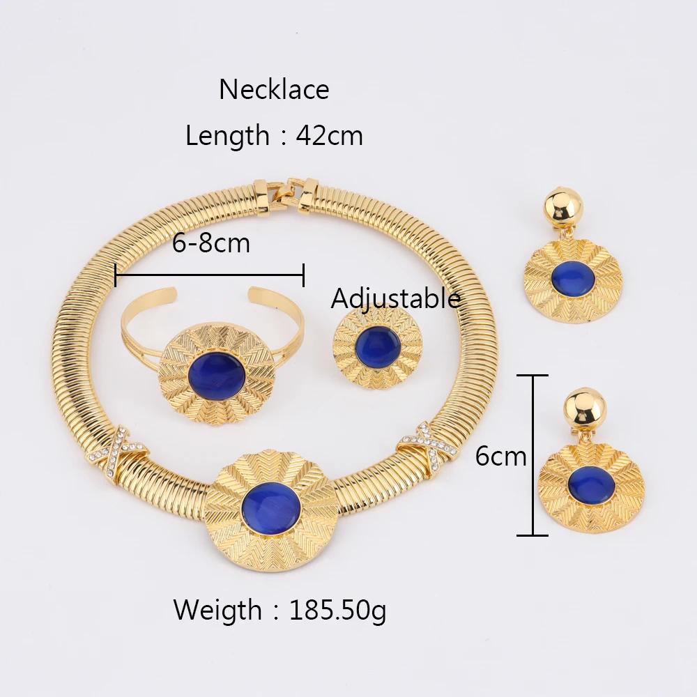Women's Luxury Wedding Jewelry Accessories Set