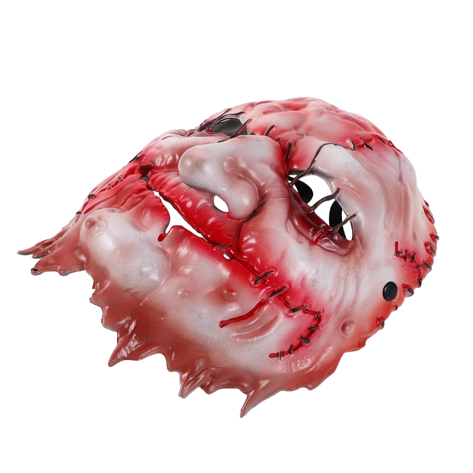 Costume Halloween Witch Mask Eva Scary Face Makeup Horrific Pink Carnival Party