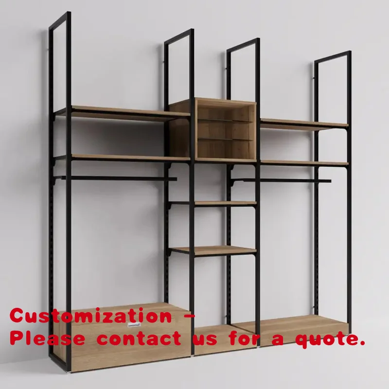 

Customize.Kainice Beauty Cosmetic Salon Display Cabinet Skin Care Products Wood Metal Makeup Wall Display Frame Shelf