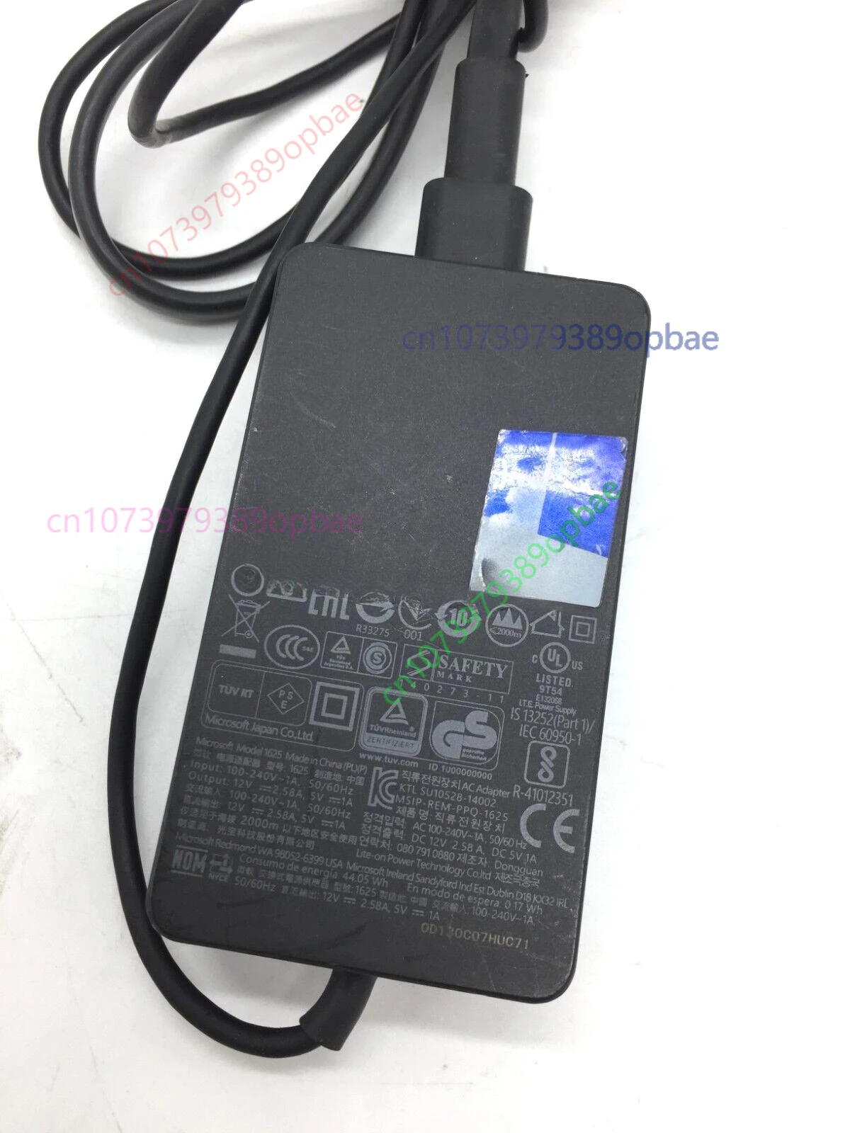 Second-hand For Microsoft Surface Pro 3 4 Charger 36W 12V 2.58A AC Power Adapter 1625 original