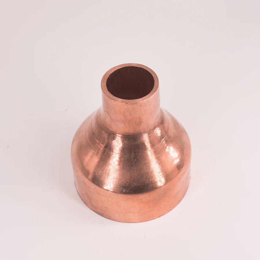 67 76 80mm To 22 28.6 32 35 38 42 54mm ID 99.9% Copper End Feed Solder Reducer Reducing Fitting Coupler For Air Condition