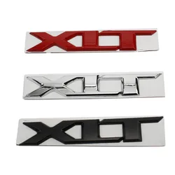 3d metall xlt buchstabe logo auto kofferraum karosserie abzeichen emblem abziehbilder aufkleber für ford f150 F-150 ranger t6 xlt dekoration zubehör