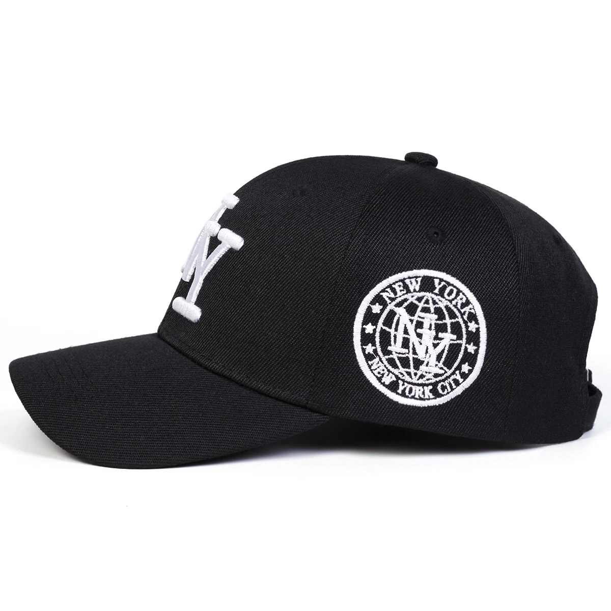 Unisex NY Buchstaben-Stickerei Baseballkappen Frühling Herbst Outdoor Verstellbare Freizeithüte Sonnenschutzhut Sportkappe – Detail 3