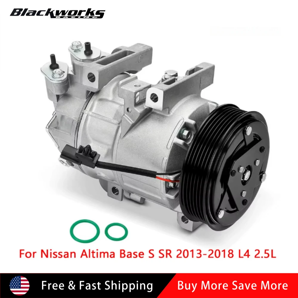 

Для Nissan Altima Base S SR 2013-2018 L4 2,5 л компрессор кондиционера с 6-канальным шкивом