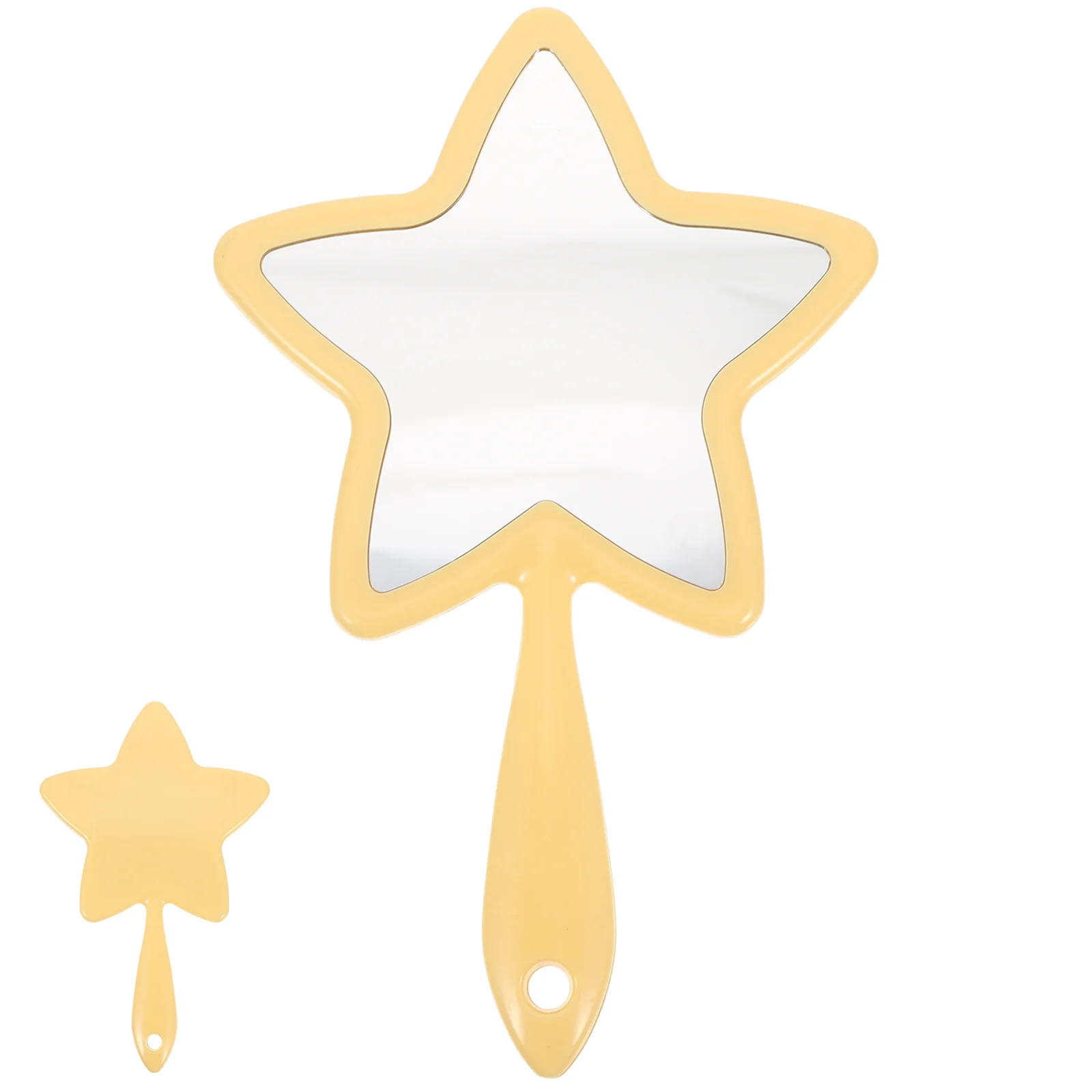 قطعة واحدة من مرآة النمذجة المحمولة مع مقبض ديكور بنمط رائع مثالي للاستخدام الداخلي والخارجي في عيد الحب