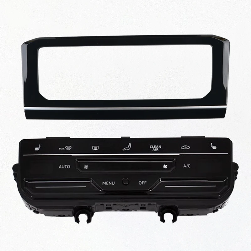 LCD Touch Screen Automatic Air Conditioning Panel For VW Tiguan MK2 Piano Black Automatic AC Conditioning climate Control Switch