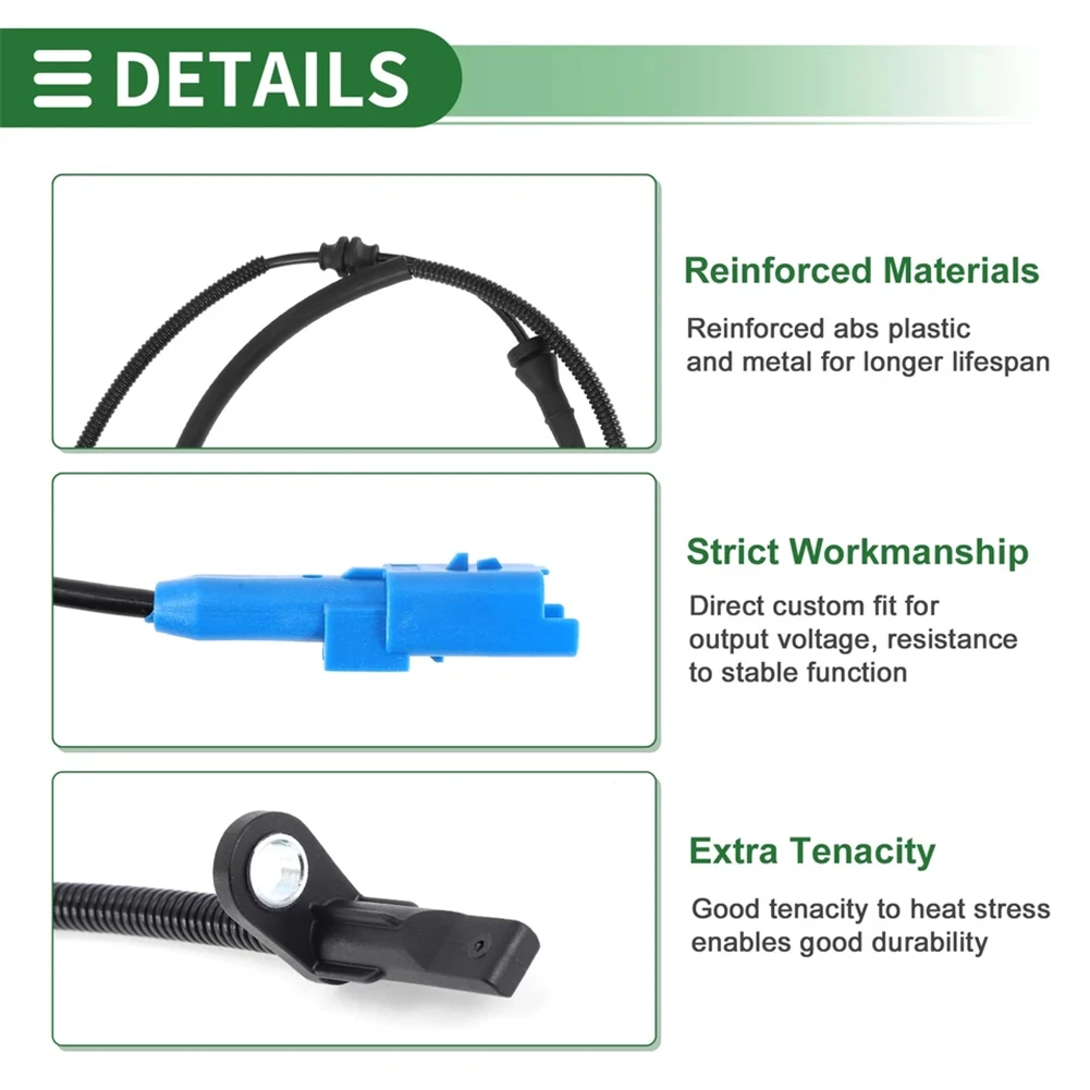 Vehicle Speed Sensor ABS Wheel Speed Sensor New Condition Plastic Material Factory Specifications Wheel Speed Sensor