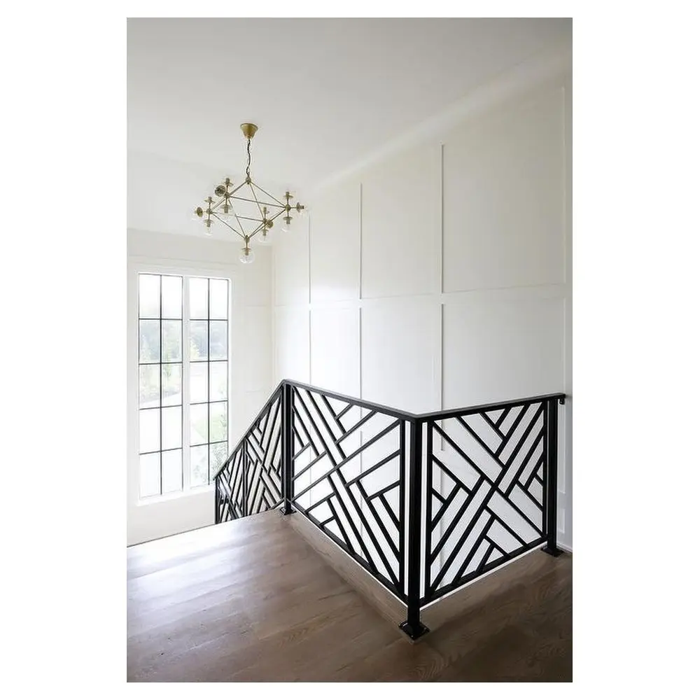 درج داخلي حديث من الفولاذ المقاوم للصدأ مع درابزين زجاجي خشبي، تصميم داخلي حلزوني متين للفيلات بأحجام قياسية #5