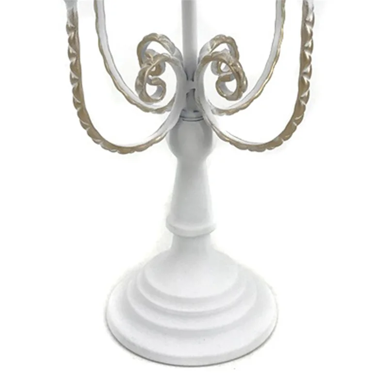 AB47-1 Piece 5 Arm Candelabra Candelabra Vintage Candelabra Vintage Table Decor Wedding Party Decor ,White