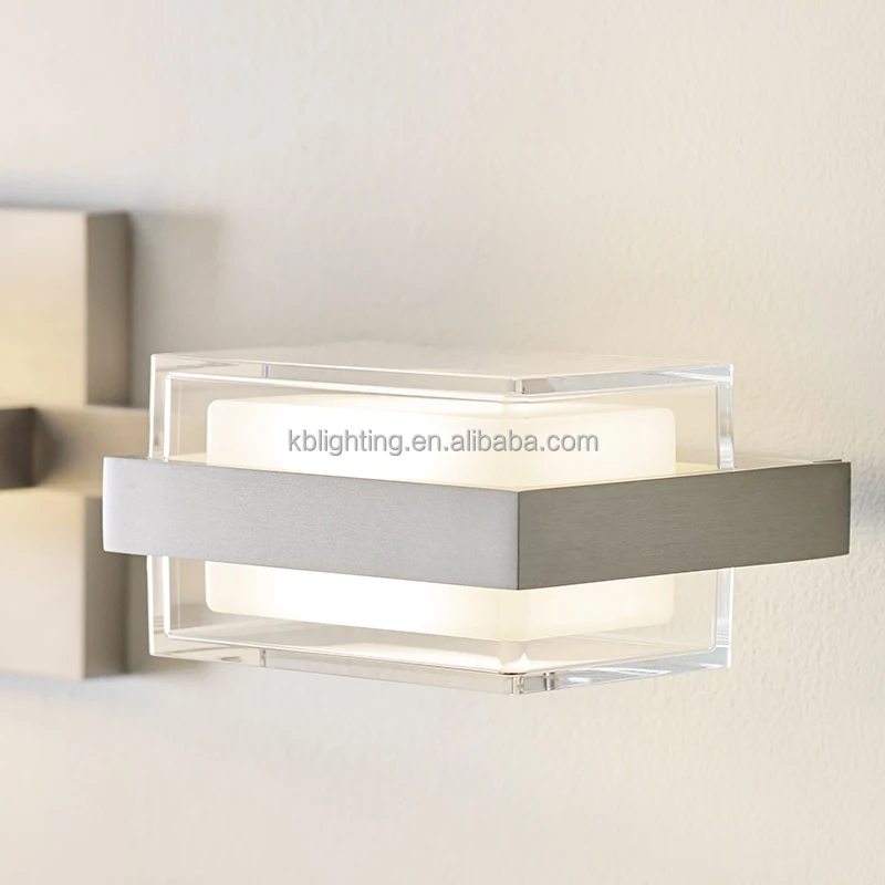Modern  Indoor Wall Lamp  3-Light LED Bathroom Vanity Wall Light Black Metal Headlight for Bathroom