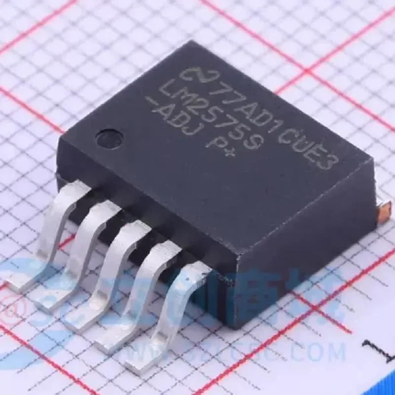 Integrated Circuits (ICs) LM2575SX-ADJ Buck Switching Regulator IC Positive Adjustable 1.23V 1 Output 1A TO-263-6, D2PAK