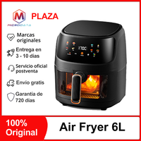 MicroData Air Fryer QF606 6L, Visible Oil Free Air Fryer, 6L Capacity 1350W Multi-function Hot Sale air fryers,Color Touchscreen