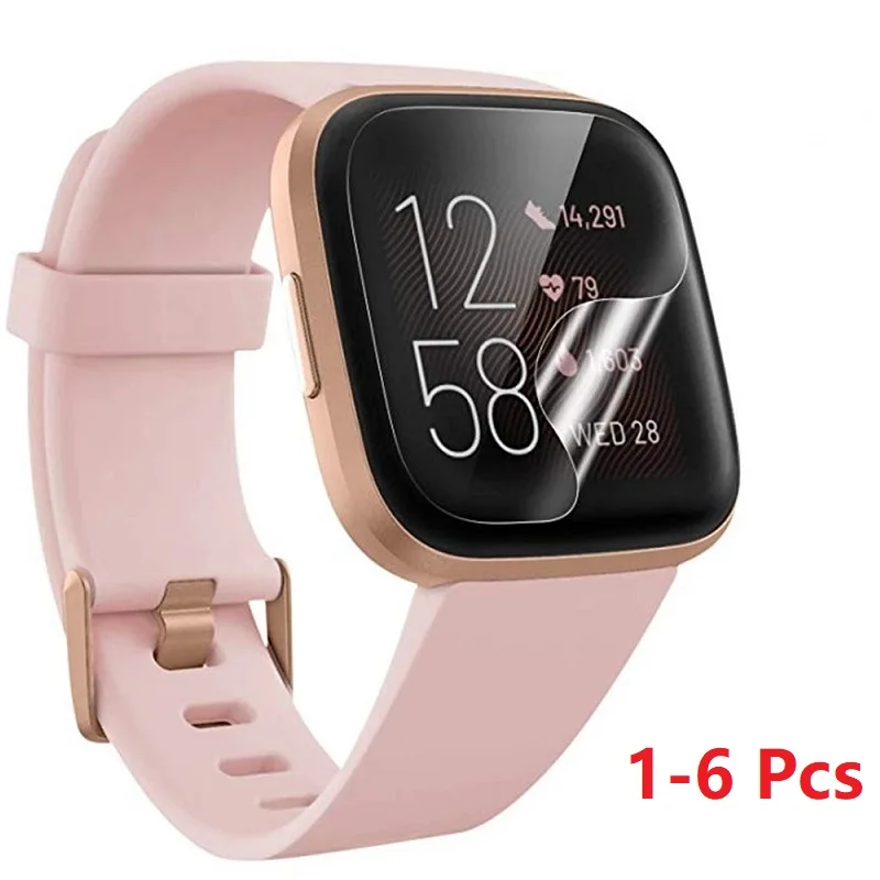 

Protective Hydrogel Film For Fitbit Sense 2 Versa 2 3 4 Smart Watch Screen Protector For Versa 4 3 2 Sense 2 Soft Tpu Film Foil