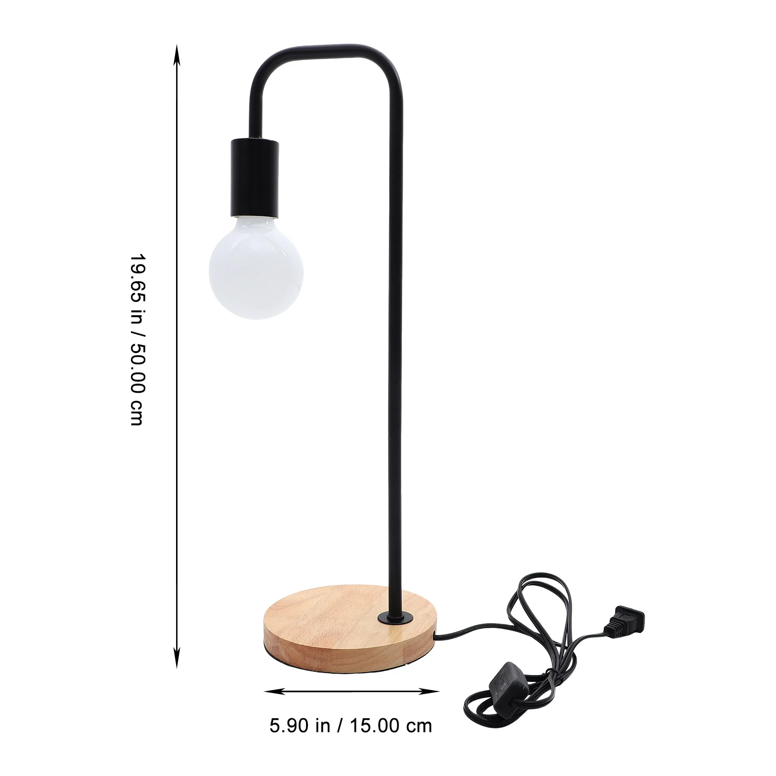 1 مجموعة مصباح قاعدة خشبية الصناعية الحد الأدنى منضدة مصابيح لغرفة المعيشة مصباح لغرفة النوم غرفة المعيشة الولايات المتحدة التوصيل #5