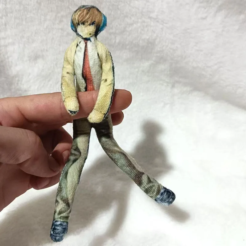 Anime DEATH NOTE Yagami Licht Cosplay Pluche Katoen Gevulde Pop Mascotte Slanke Draaibare Vorm Kamer Decoratie Abstract Model