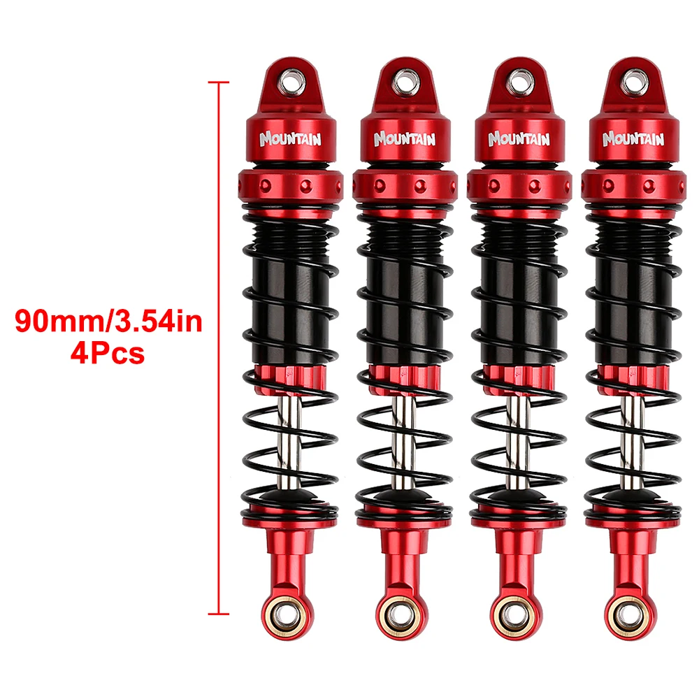 INJORA Aluminium Schokdemper 90/100/110/120mm Demper Voor 1/10 RC Crawler Auto Axiale SCX10 90046 Capra AXI 231017   TRX-4 Gen8 - afbeelding 1