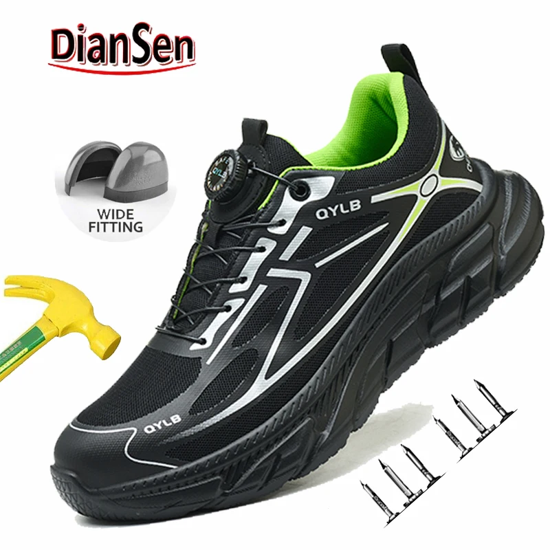 

Professional Grade Labor Protection Shoes - Year-Round Work Safety Shoes with Heavy Duty Anti-Smash & Puncture Proof Technology