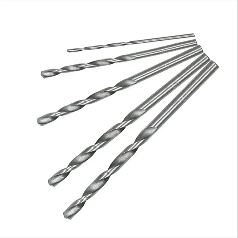Punta da trapano HSS rivestita in titanio 50 pezzi s Set 1/1/1/2/2/3mm punta elicoidale in acciaio ad alta velocità per legno plastica alluminio metallo