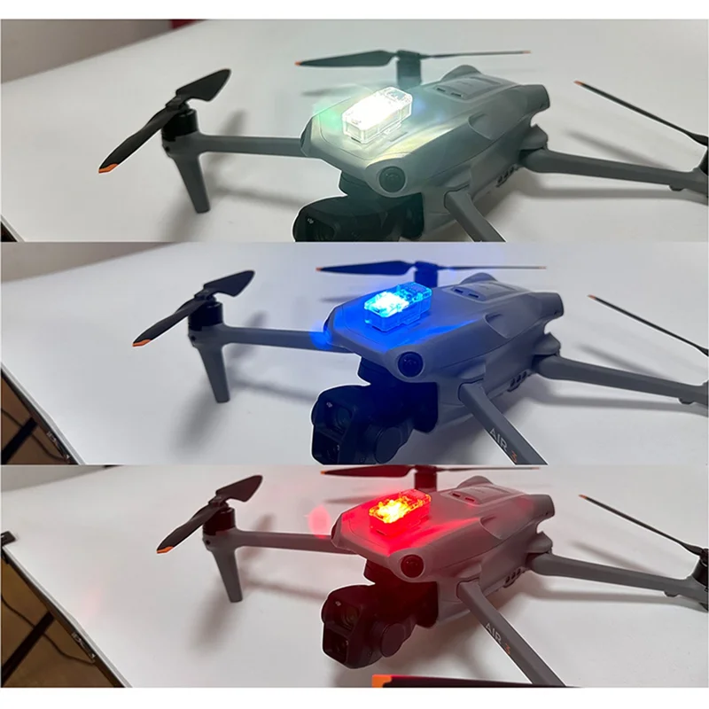 Luz de globo ABGI-R53B para anticolisión de 3 colores para luz trasera de cabeza para drones