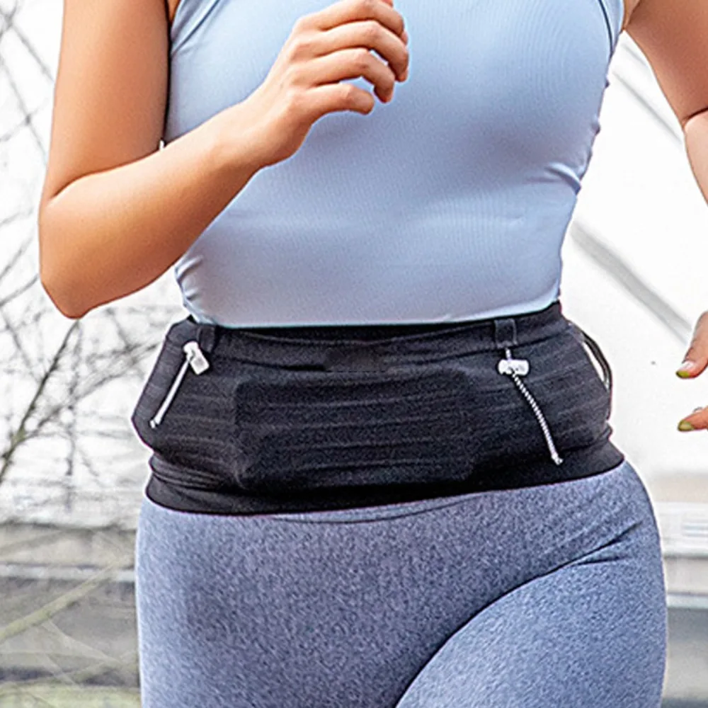 Running Belt Invisible Waist Bag Thin Slim Marathon Running Bag Storage Multi-function Sports Phone Bag Outdoor Riding