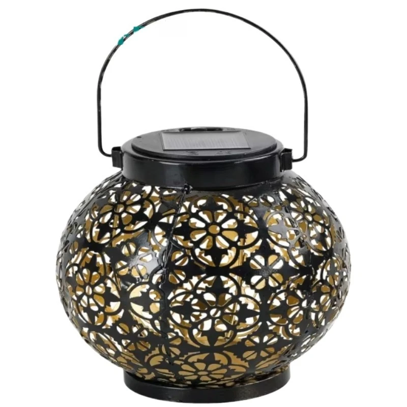 

Solar Outdoor Lights Decor for Table Patio Garden Yard Solar Lantern Outdoor Waterproof Hanging Metal Decorative Garden Lights