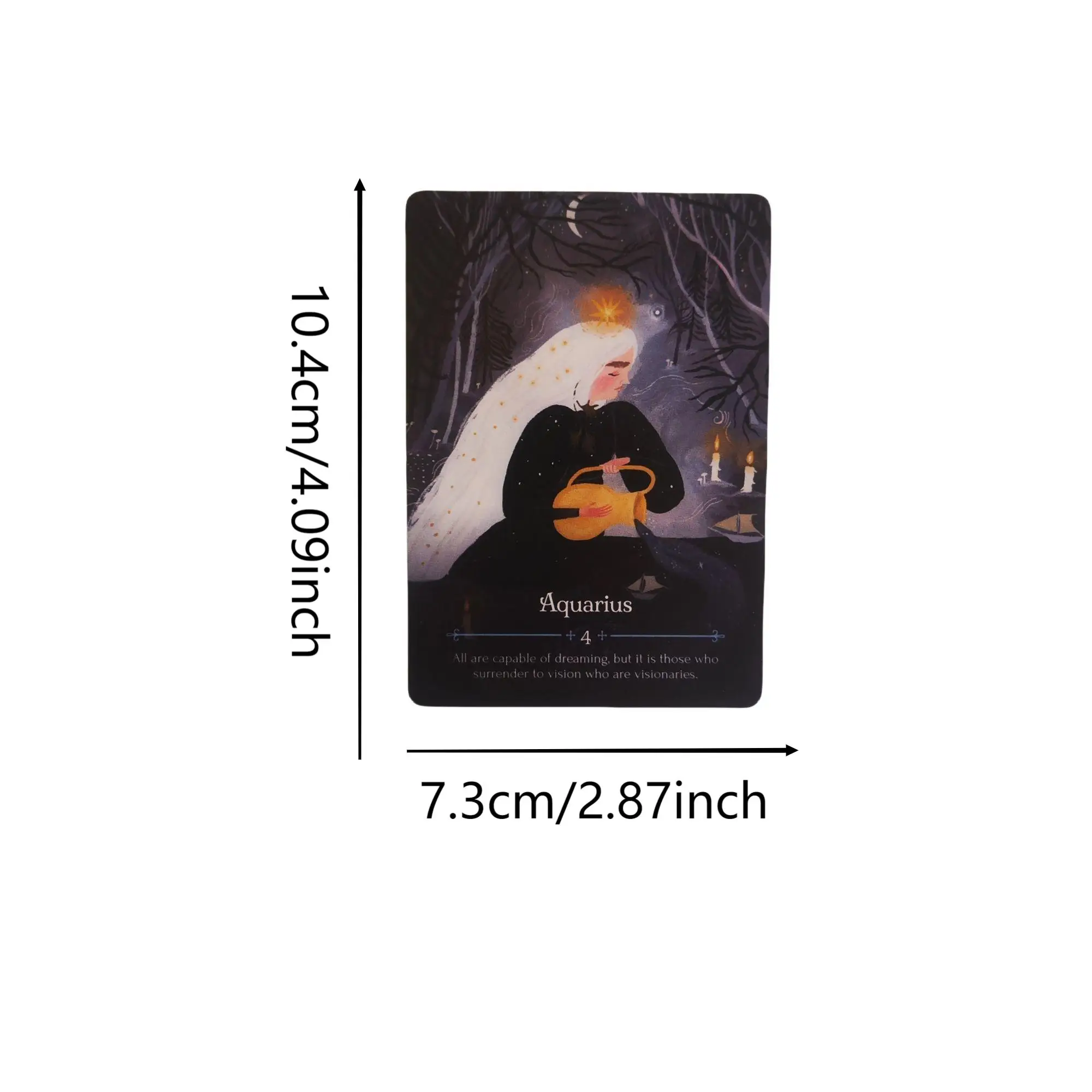 Seasons Of The Witch Imbolc Oracle Cards A 44 English Visions Divination Edition Deck Borad Games Tarot For Party Playing