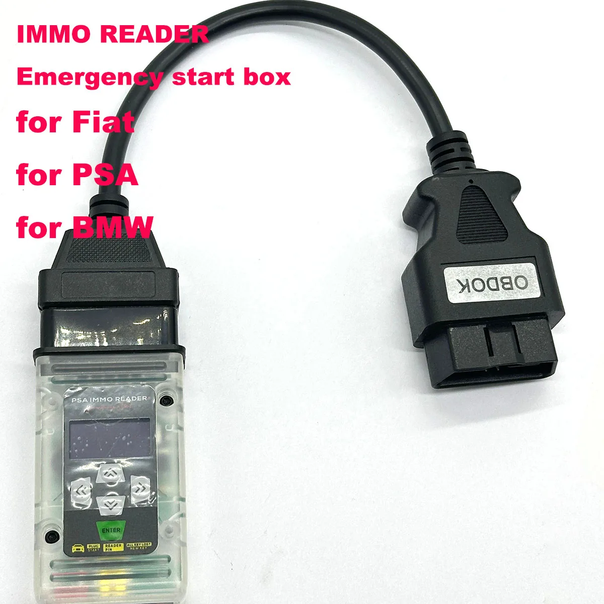 

3-in-1 for PSA IMMO Reader Emergency Start Bypass Tool for Fiat for BMW PIN Code Reading Force Ignition Key Plug