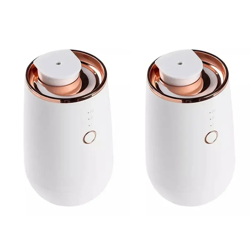 

ABKS-2X Waterless Essential Oil Aromatherapy Diffuser Office Desktop Portable Electric White