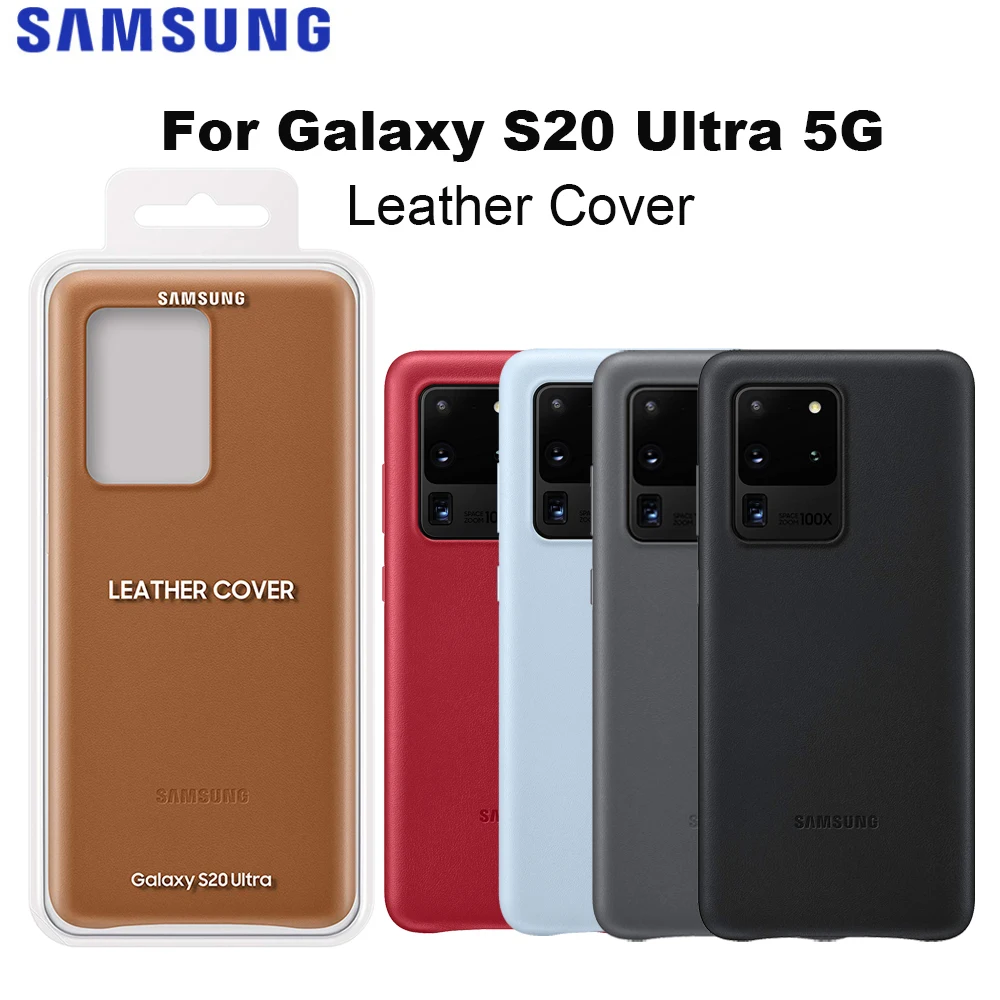 For Samsung Original Galaxy S20 Ultra 5G Leather Cover (EF-VG988)