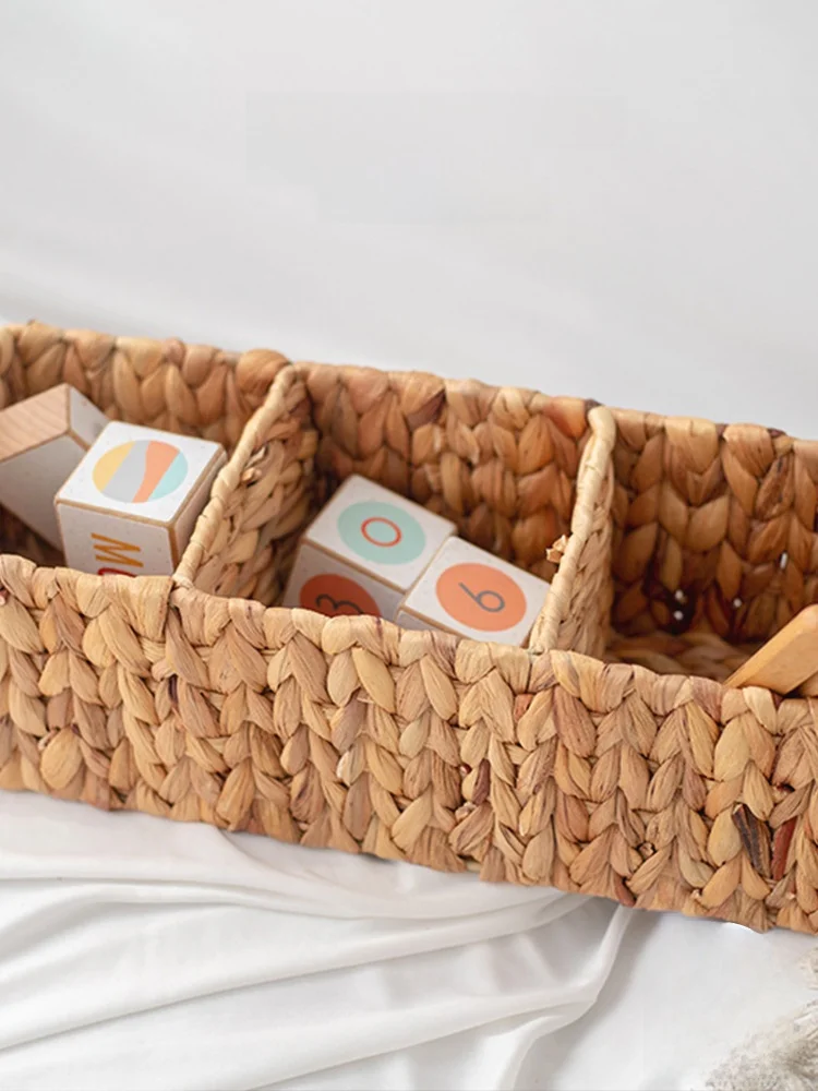 

Корзина для хранения JOJOS L PD Goalkeeper, плетеная корзина из ротангового волокна, универсальный органайзер для домашнего хранения