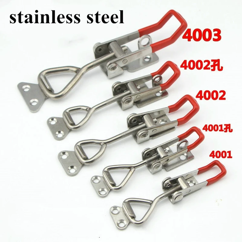 Adjustable Toolbox Case Metal Toggle Latch Catch Clasp Quick Release Clamp Anti-Slip Push Pull Toggle Clamp Tools