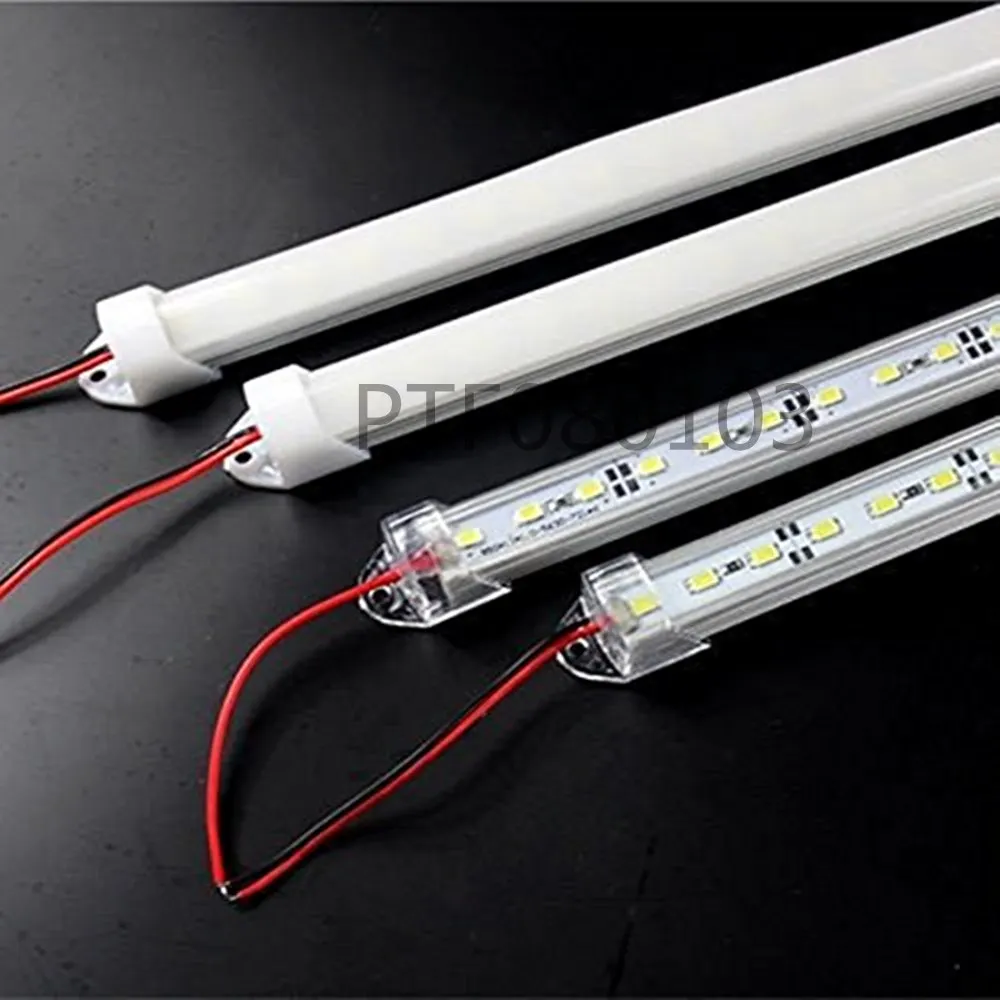 5pcs*50cm DC12V SMD 5730 LED Hard Rigid LED Strip Bar Light Aluminium shell +pc cover LED Bar Light 5730