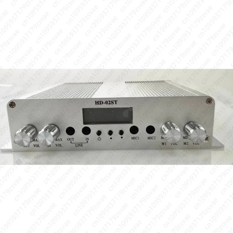 

Стерео FM-передатчик с двойными микрофонными входами, основной блок 02ST, 25 Вт + блок питания, без антенны