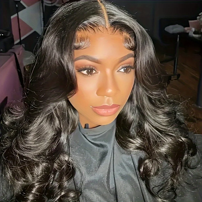 Capelli dell'onda del corpo 3 pacchi con chiusura in pizzo 4x4 Estensioni dei capelli umani al 100% Onda del corpo peruviana con chiusura Parte libera può essere tinta