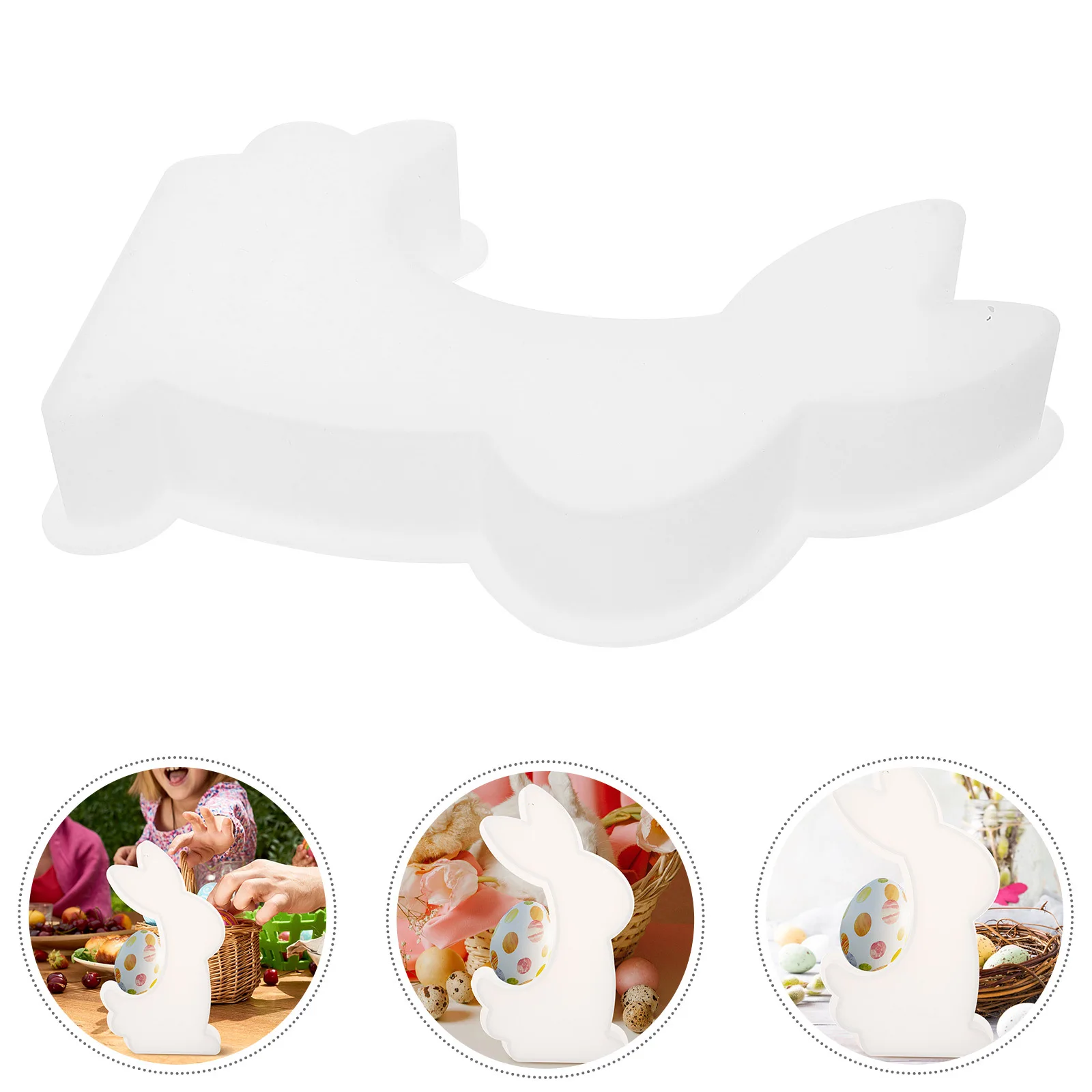 

Durable Flexible Easter Rabbit Shaped Epoxy Silicone Mold Craft Making Mold for Home Decoration Epoxy Molds