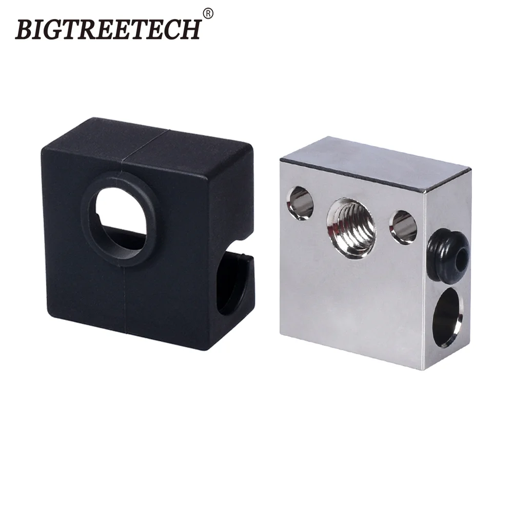 

CR10 Plated Copper Heated Block High Temperature For CR10 Hotend MK8 Nozzle DDB Extruder Ender3/3s CR10s 3D Printer Parts