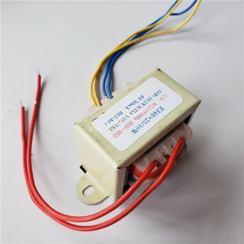 10W EI Transformer 220V To 10.5V 0.75A 8V 50mA Transformers 10VA EI48*25 Air energy water heater heat pump main board power