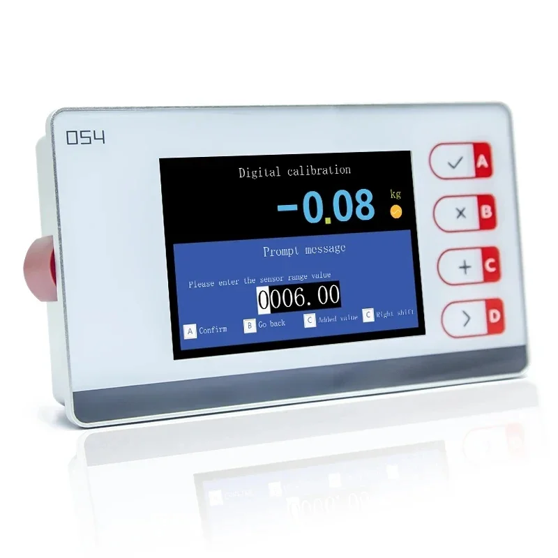 

LCD Digital Force Gauge Dynamometer with Load Cell, High-Precision Push Pull Meter with Alarm Controller