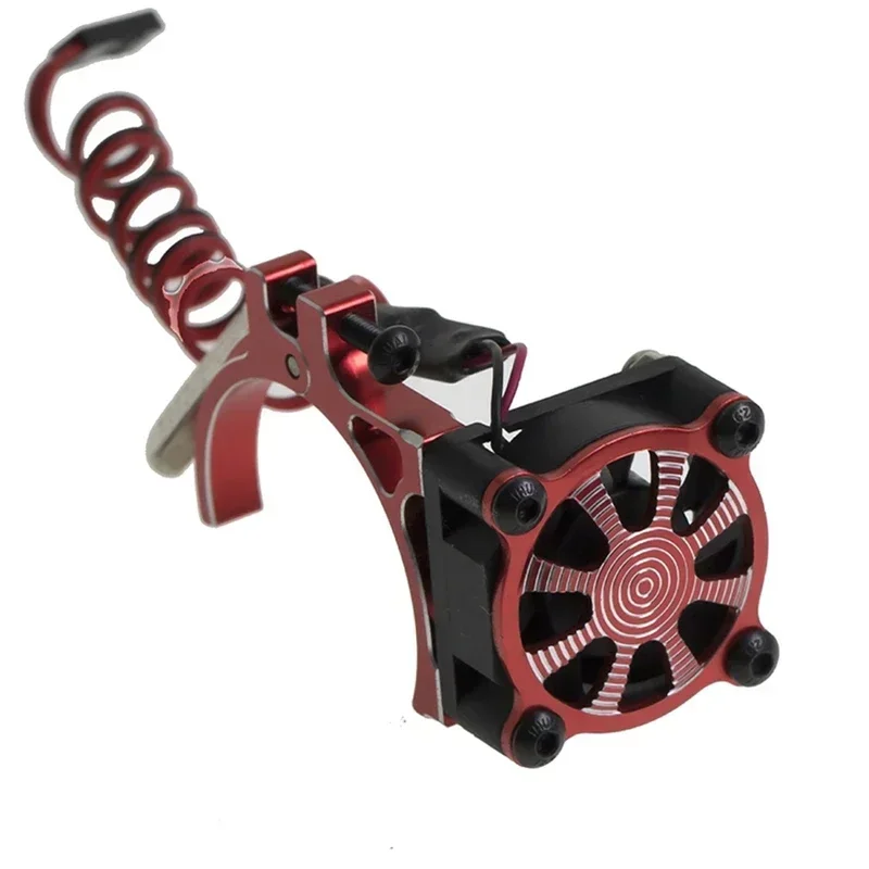 熱センサー付きヒートシンク冷却ファン,scx10,traxxas,trx4,tamiya,540, 550, 3650, 3660, 1/8, 1:10