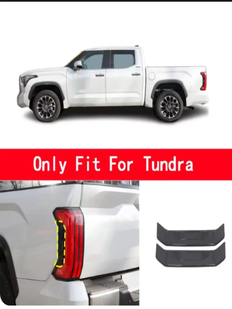 

For 2022-2024 Toyota Tundra Tailgate Side Trim Modified Taillight Side Sequins Decoration Exterior Upgraded Accessories