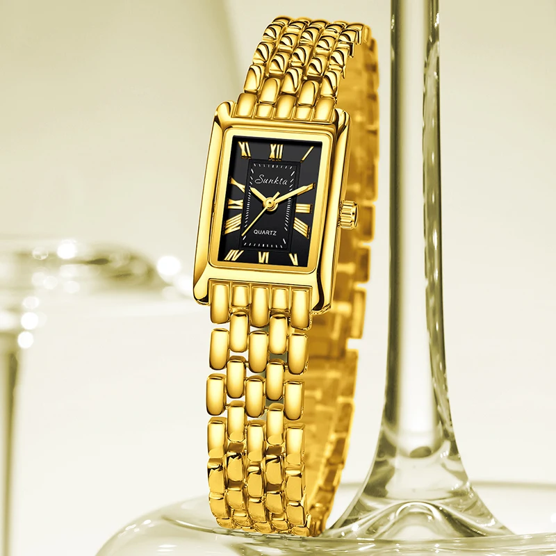 

2026 SUNKTA New Luxury Women Watches LIGE Fashion Elegant Quartz Wristwatches Casual Waterproof Steel Watches Ladies Gifts Reloj