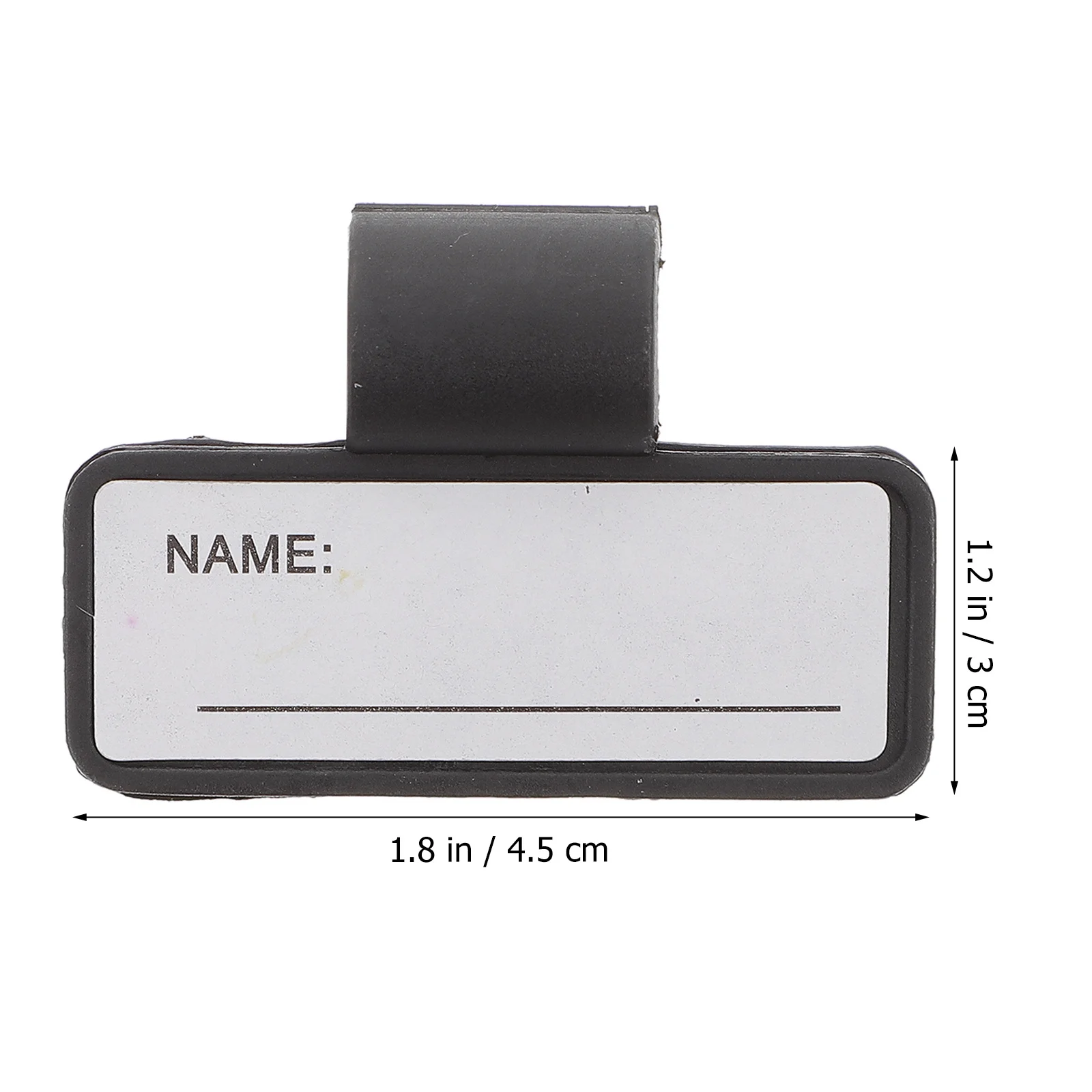 5 قطعة حامل اسم سماعة الطبيب بطاقة تعريف الهوية لاستبدال أنبوب PP التصميم الإبداعي سهل الكتابة مشبك اللوحة وظيفي مفيد #2