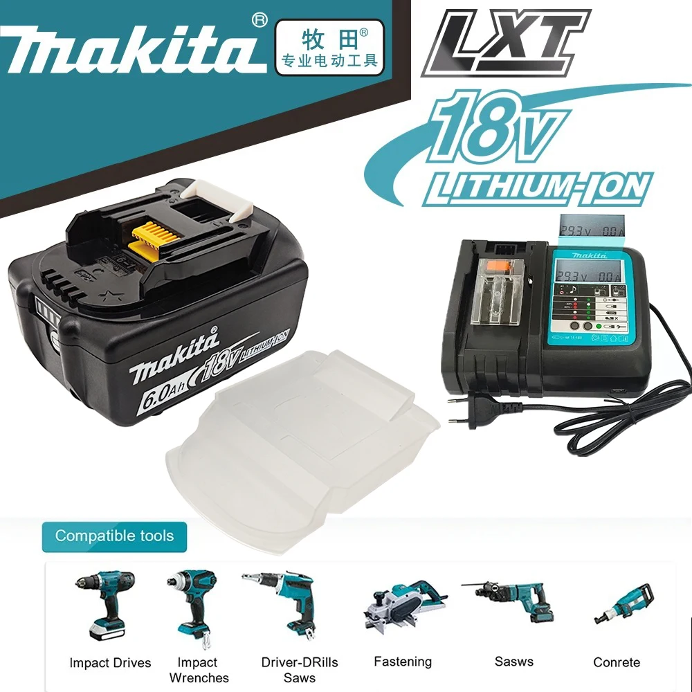 

Makita 18v 6000mAh Battery for Makita Tools drill Power Tools BL1850b BL1850 BL1860 BL 1860 BL1830 BL1815 BL1840 LXT400 Battery