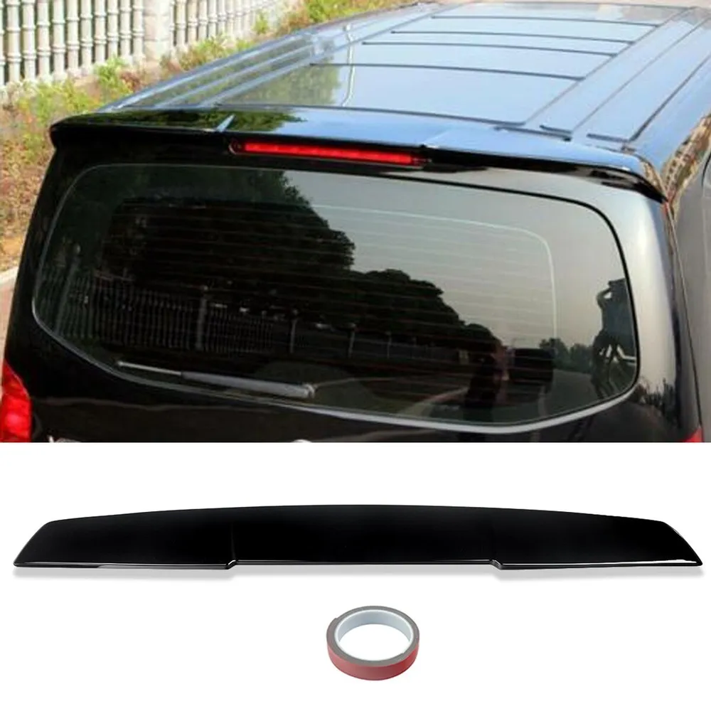 

FOR MERCEDES VITO W447 Rear Roof Spoilers Lip Diesel 114 CDI 2014-2022 ONWARD REAR TAILGATE ROOF SPOILER WING GLOSS BLACK Trim