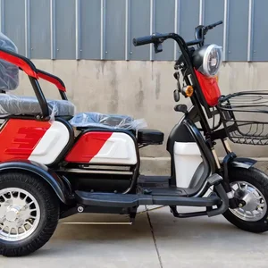 نمط جديد مزدوج المقعد الكبار 3 عجلات دراجة دراجة ثلاثية العجلات الكهربائية دراجة ثلاثية العجلات دراجة كهربائية لكبار السن أعلى 8 مبيعات كهربائية 3 عجلات دراجة ثلاثية العجلات - No4