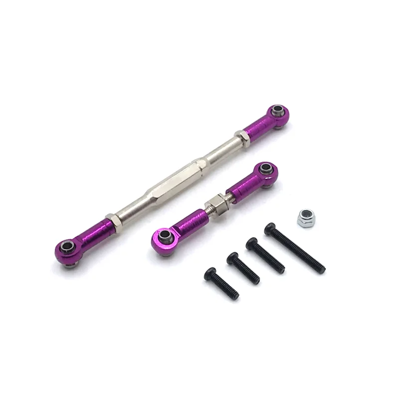 Metal Upgrade Front Axle Steering Rod For WPL C14 C24 B14 B16 B24 B36 HengLong FeiYu JJRC RC Car Parts